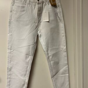 Kensie Vintage Women’s White High-Rise Skinny Jeans